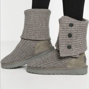 uggs sweater knit boots classic cardy
